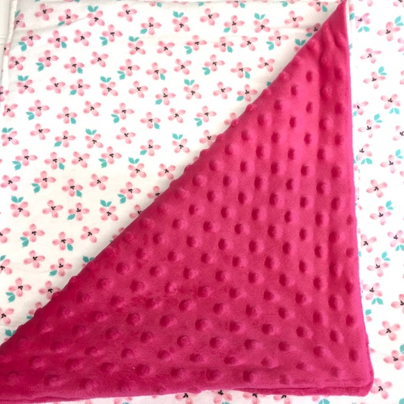 Baby Blanket, stroller blanket, car seat, girl - Picture 3 of 5